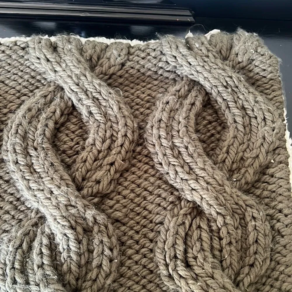 Pottery Barn Cable Knit Pillow Cover